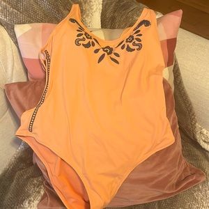 Bathing suit: Zíngara NWT one piece open back bathing suit